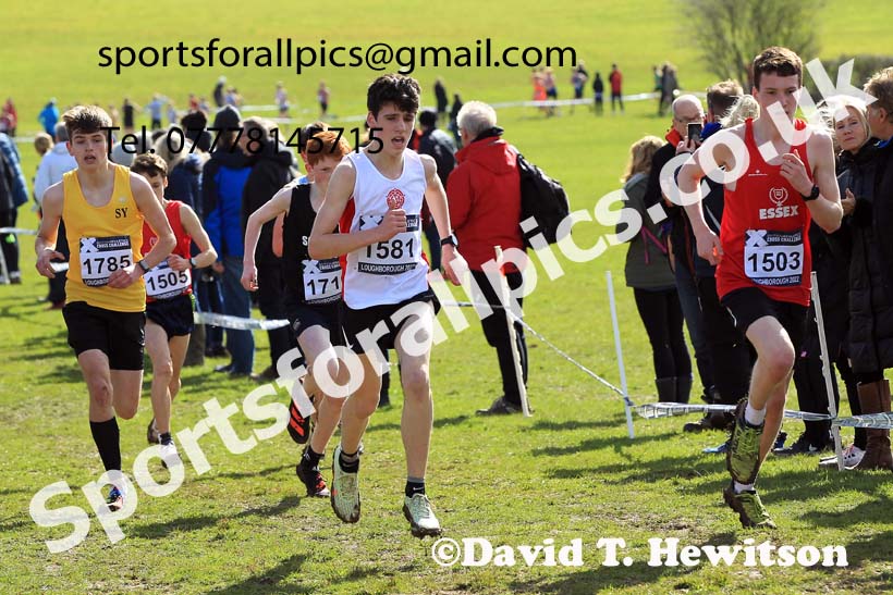 Boys Under-15s 2022 CAU Inter Counties Cross Country, Prestwold Hall, Loughborough.  Photo: David T. Hewitson/Sports for All Pics
